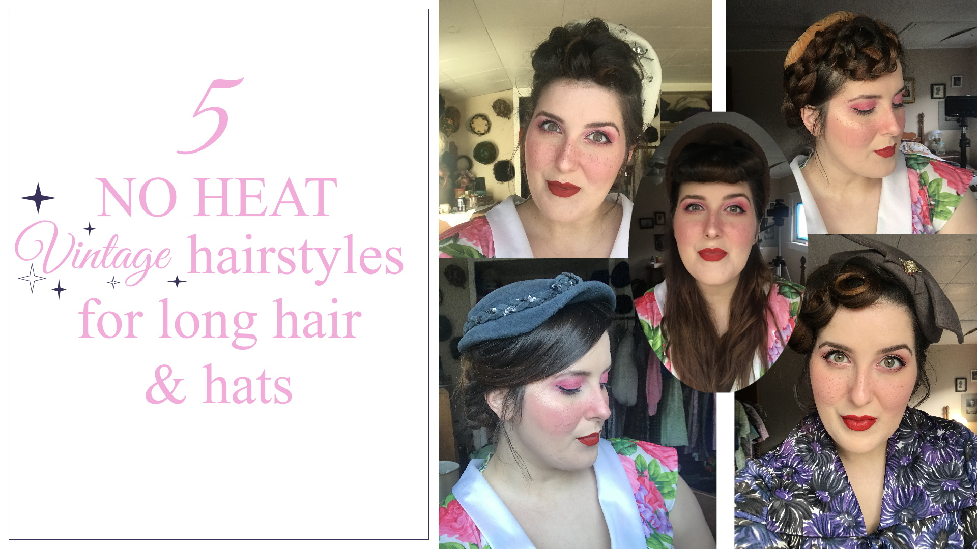 Quick and Easy Pinup Hairstyles – Quarantine in Style | Miss Amy May